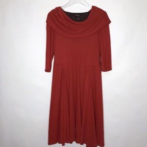 Robbie Bee Orange Sweater Dress